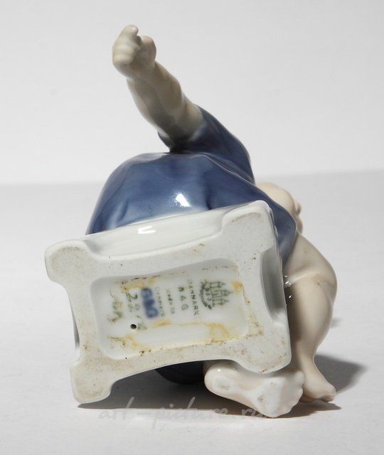 The girl on the bench. Denmark, Copenhagen, Bing & Grondahl.