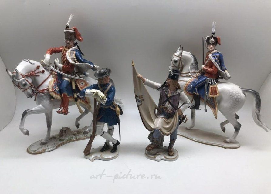 Гусар из Цитена 1756, модель  №115 Теодор Кернер, Allach