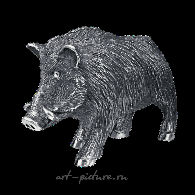 Серебряная скульптура Кабан Jewellery Theatre