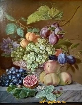 купить Фруктовый натюрморт холст,масло 