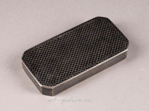Русское серебро, СЕРЕБРЯНАЯ  ТАБАКЕРКА