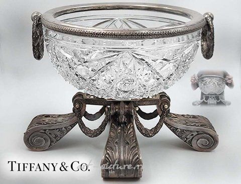 Русское серебро, Крупная серебряная посуда Tiffany and Co. XIX века
