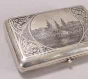 Русский Кавказский серебряный и ниелловый пояс