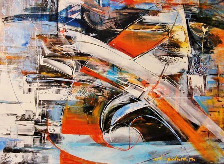 Утюжение реальности масло,холст