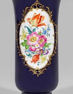 buy Decorative Vase with Floral Decoration