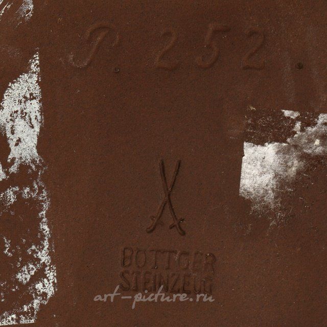 Керамическая статуэтка "Пара медведей". Германия, Meissen. Высота - 19,5 см.