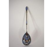 Русское серебро 84. Москва. Женская пряжка для пояса. Марка мастера G...