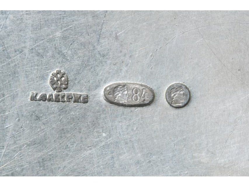 Серебряный чайник К. Фаберже, 1908-1926 гг.