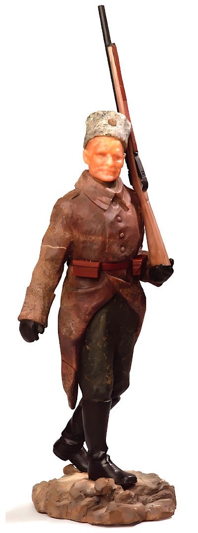 Фарфоровый триптих KPM в стиле возрождения готики, немецкий, 19 век