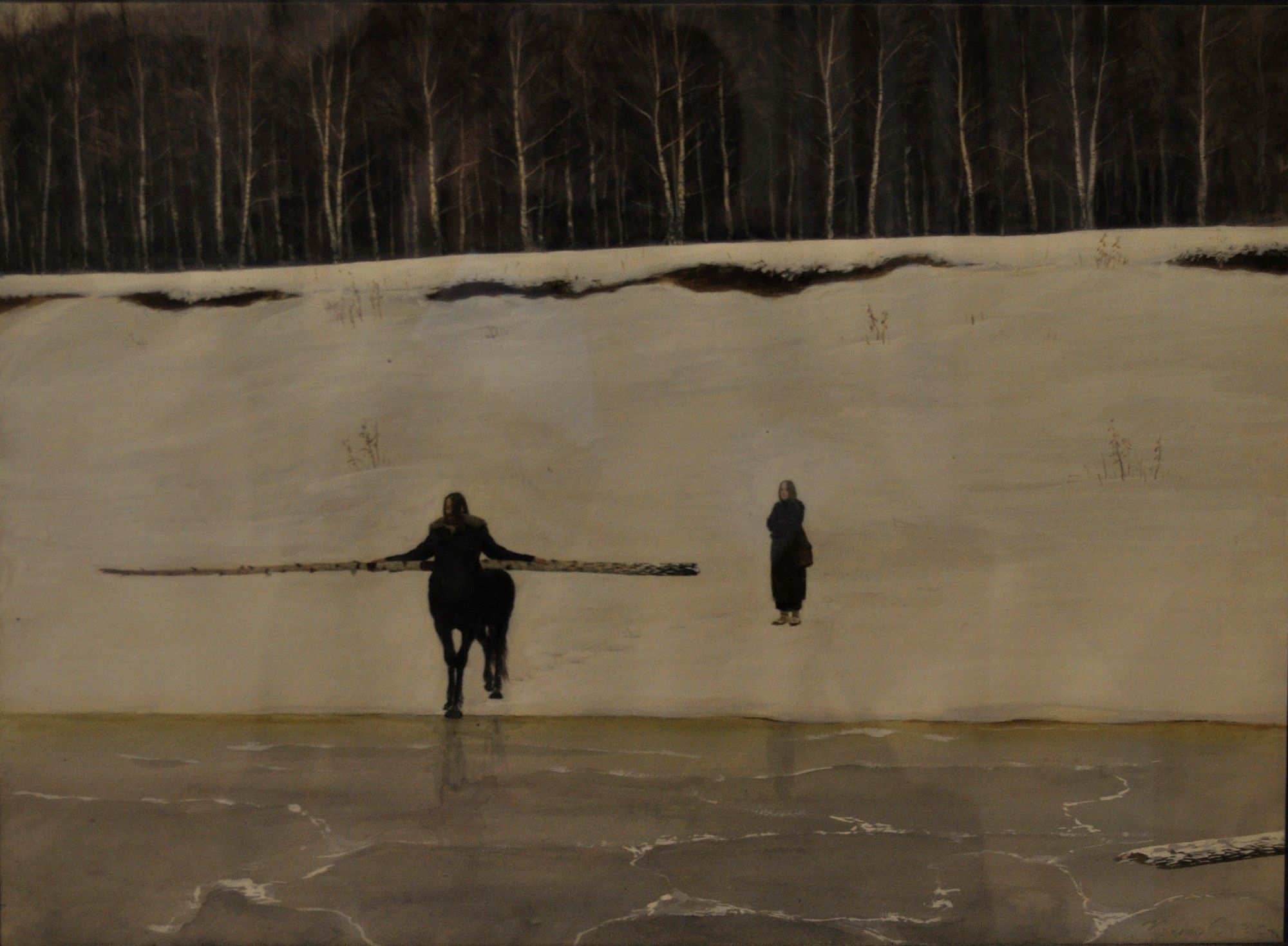 Переправа, бумага