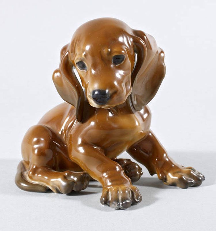 Щенок таксы мод. № 1247, Теодор Кернер, [Розенталь, 1933]