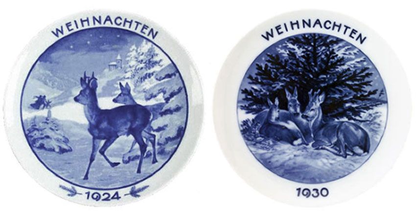 Рождественские тарелки, Кернер, Rosenthal